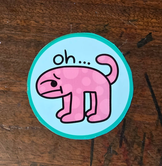 Disappointed creature