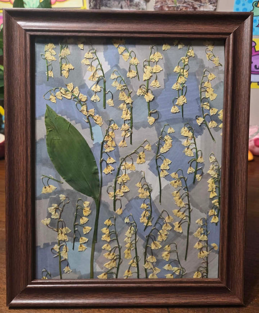 Framed Lilly of the valley